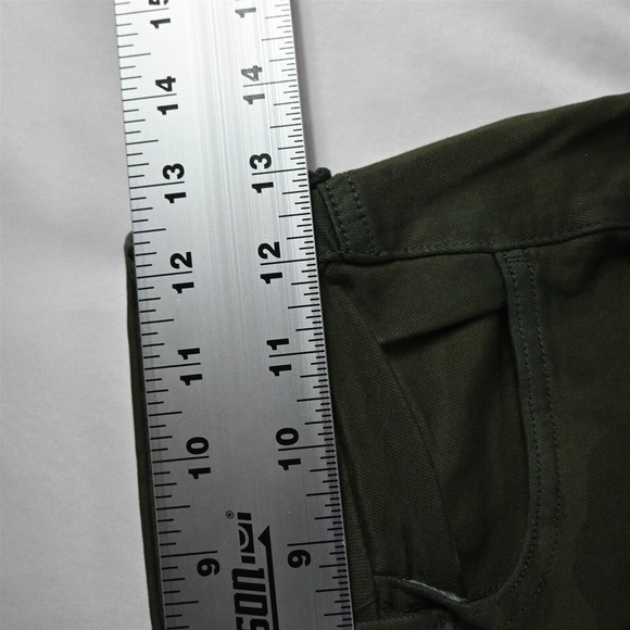 American Eagle 0 Jegging Knit Green Super Stretch Denim Womens Jeans‎ - Picture 2 of 9